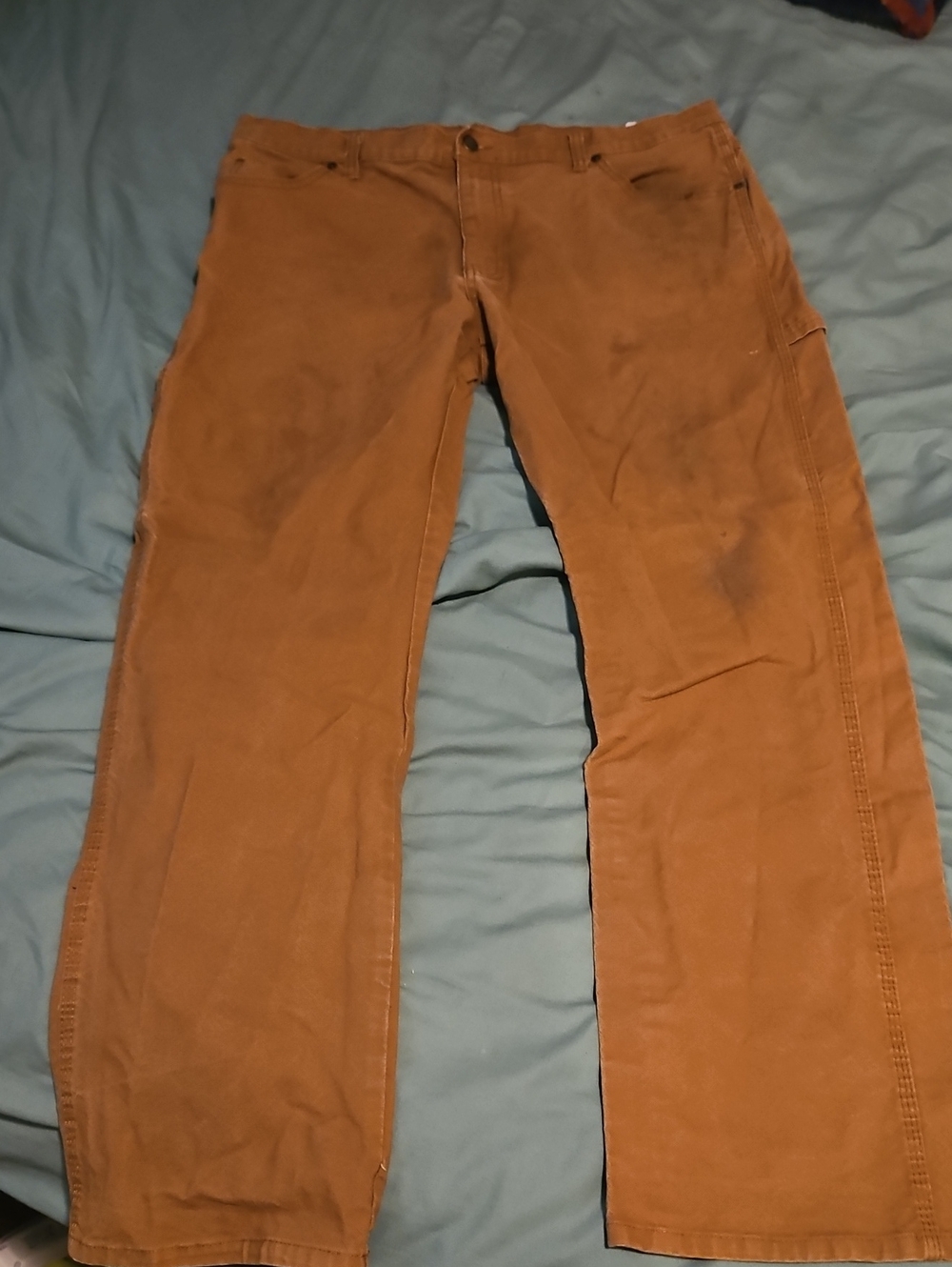 Men's Dickies Brown Work-Style Pants, Size 36x32